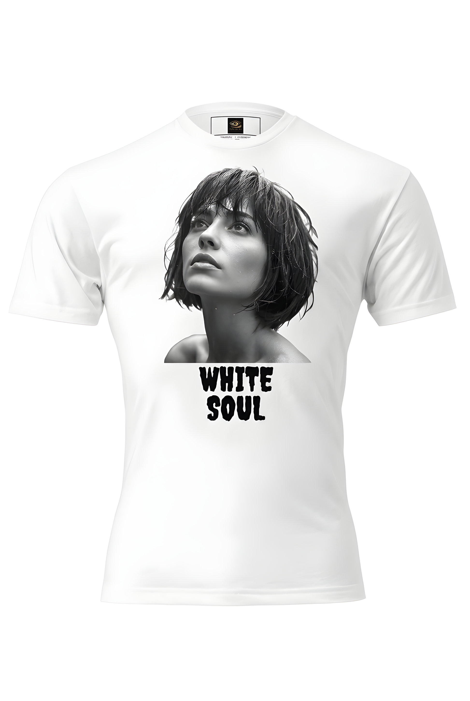 Camiseta MEPHX Stone Grey – diseño IA estética oscura