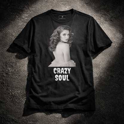 Camiseta dark art IA MEPHX negra fitted unisex – diseño exclusivo underground España