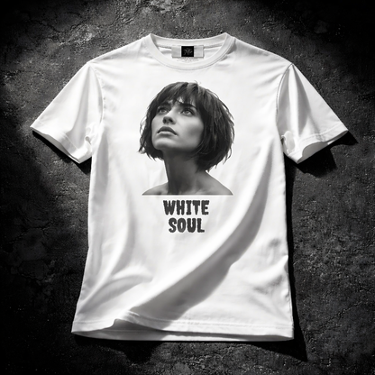 Camiseta dark art IA MEPHX Stone Grey fitted unisex – diseño exclusivo underground España