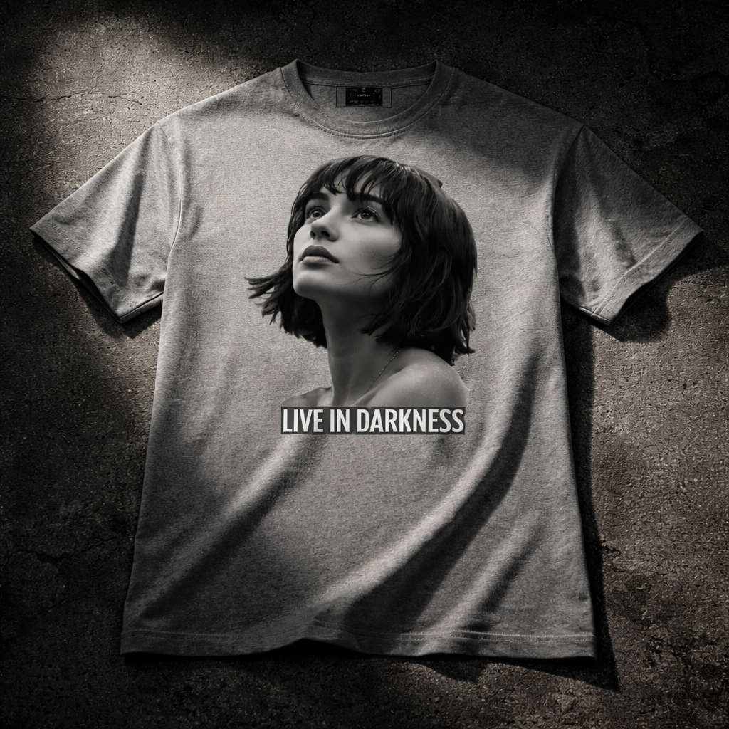 Camiseta dark art IA MEPHX negra edición limitada unisex – diseño exclusivo underground España