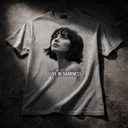 Camiseta dark art IA MEPHX negra edición limitada unisex – diseño exclusivo underground España