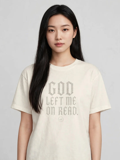 Camiseta Dark Art IA – MEPHX "God Left Me On Read" Unisex