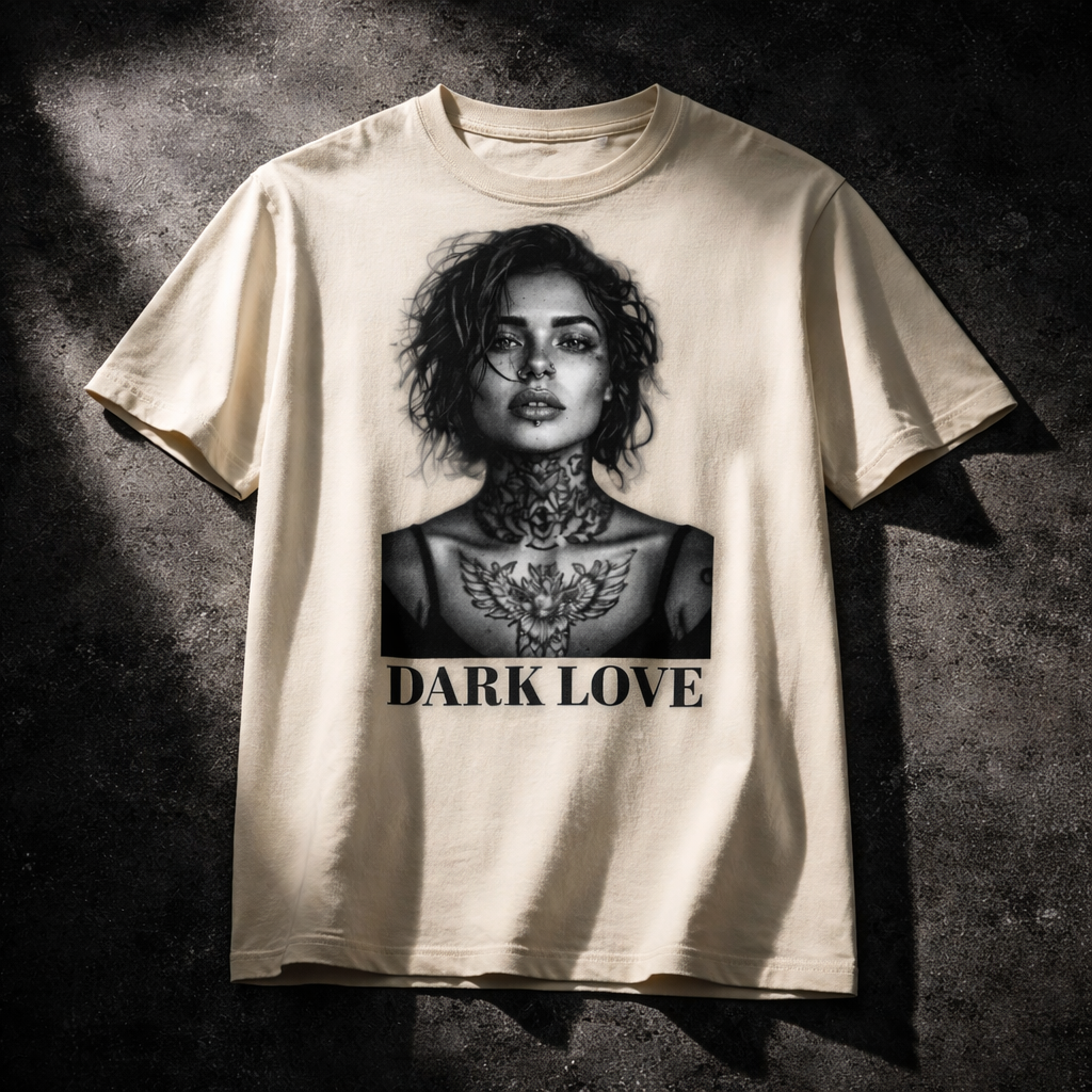 Camiseta Vintage Dark Art – MEPHX Garment Dyed Unisex