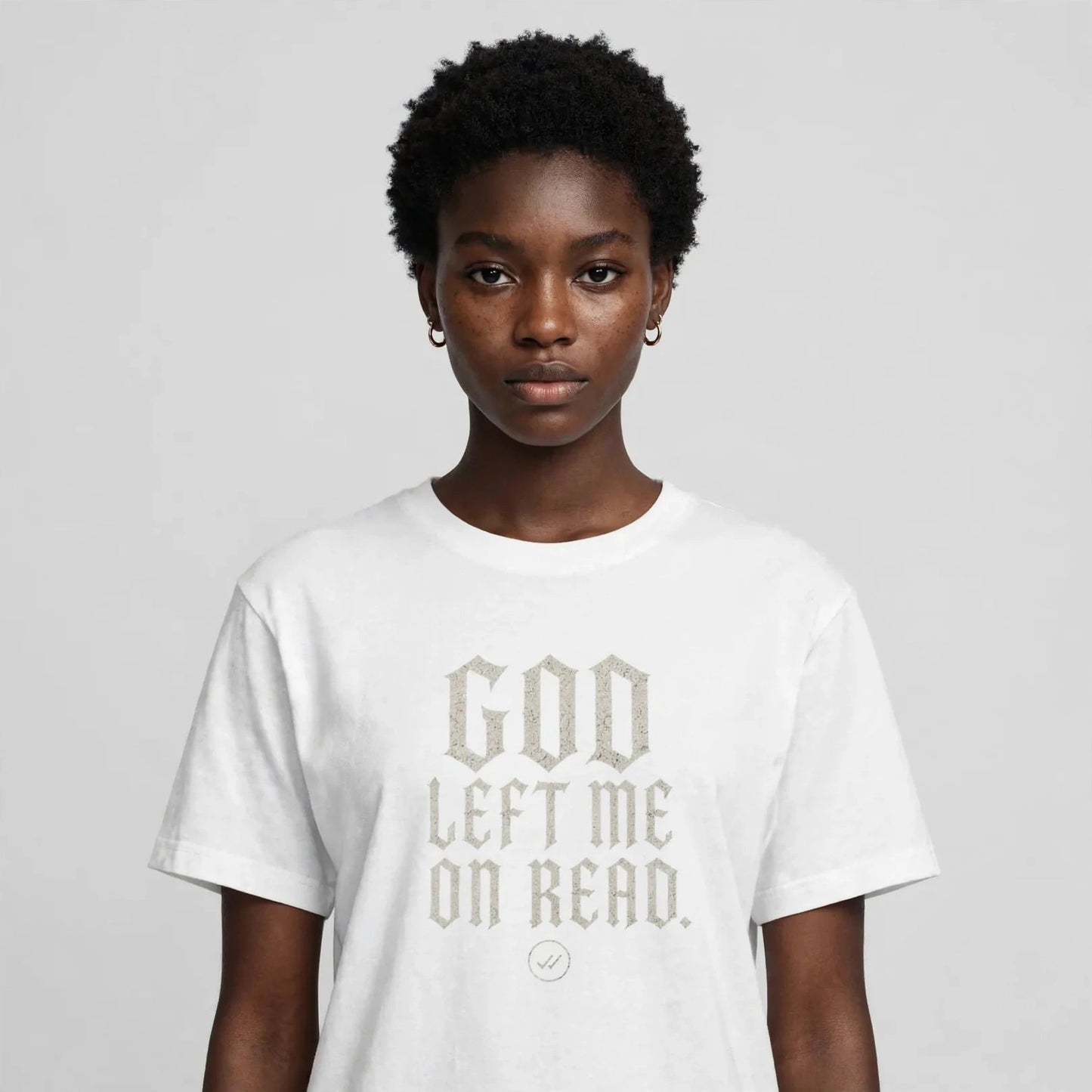 Camiseta Dark Art IA – MEPHX "God Left Me On Read" Unisex