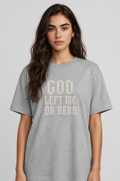 Camiseta Dark Art IA – MEPHX "God Left Me On Read" Unisex