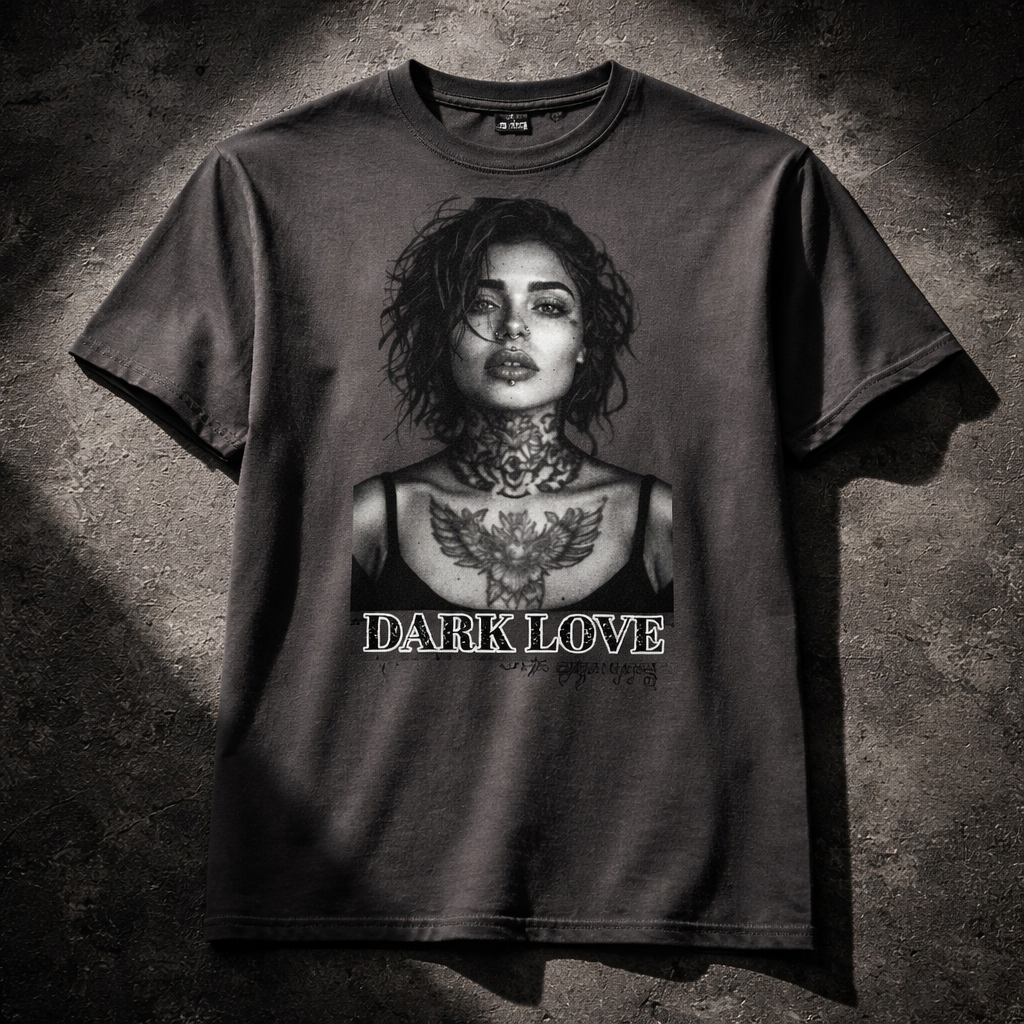 Camiseta Vintage Dark Art – MEPHX Garment Dyed Unisex