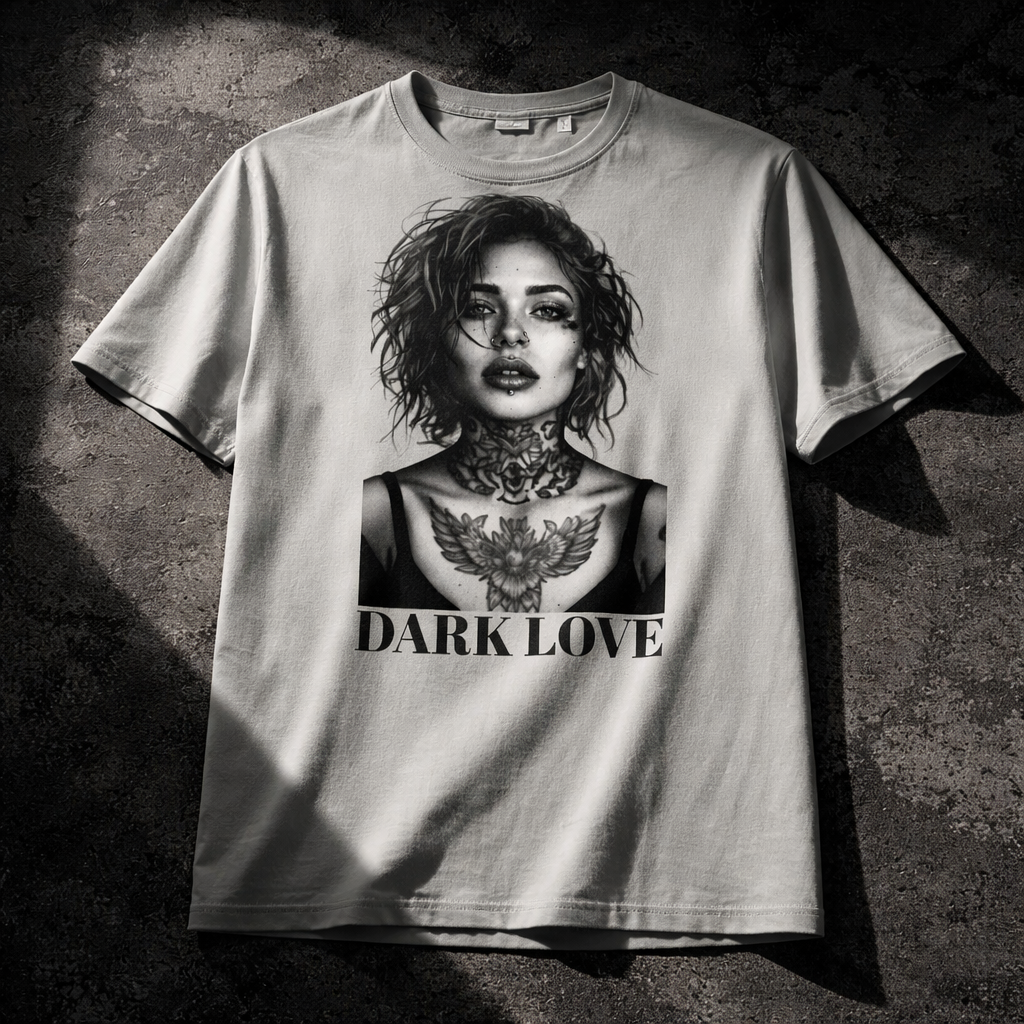 Camiseta Vintage Dark Art – MEPHX Garment Dyed Unisex
