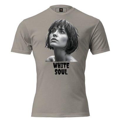 Camiseta MEPHX Stone Grey fitted – vista frontal